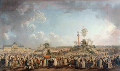 A Legfelsőbb Lény ünnepe a Mars mezején, 1794. június 8., 1794. alkotó: Pierre Antoine Demachy