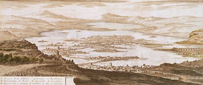 Mexikó városa, Alexander von Humboldt (1769-1859) „Voyages aux Regions Equinoxales du Nouveau Continent”-ből, 1810 alkotó: Pierre Antoine Marchais