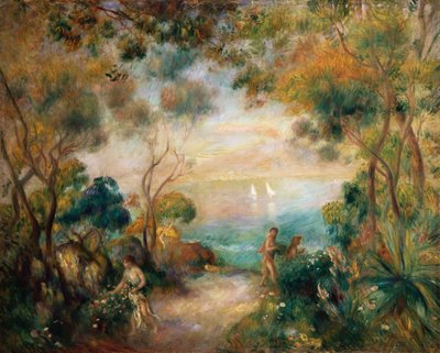 Kert Sorrentóban alkotó: Pierre Auguste Renoir