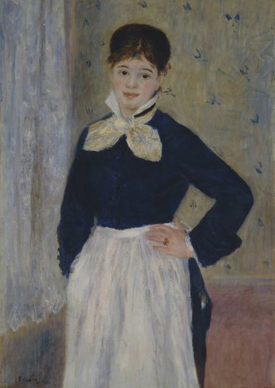 Pincérnő a Duvals étteremben, kb. 1875. alkotó: Pierre Auguste Renoir