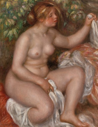 A fürdő után alkotó: Pierre-Auguste Renoir