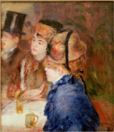 Im Café. Die Trinkenden von Pierre Auguste Renoir
