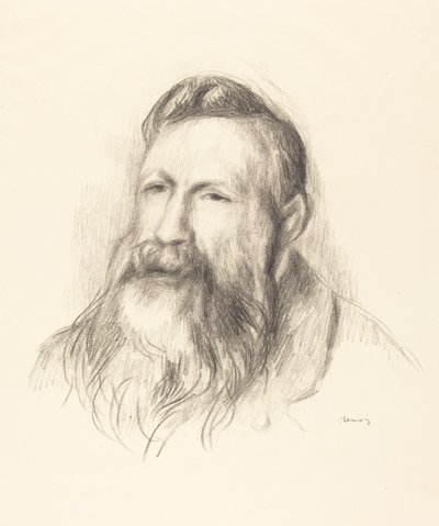 Auguste Rodin, c. 1910. alkotó: Pierre Auguste Renoir