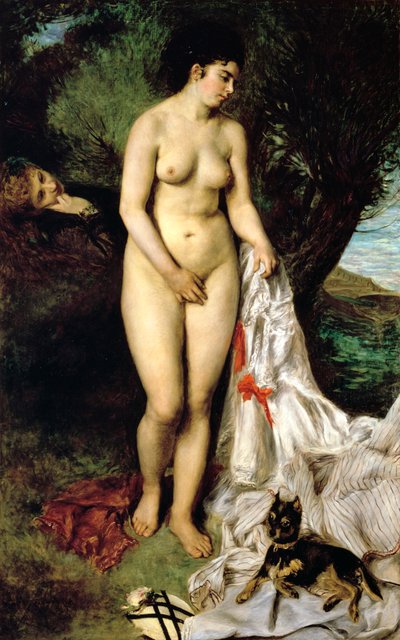 Fürdős A fürdőző griffel, 1870 alkotó: Pierre Auguste Renoir