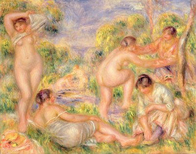 Fürdőcsoport alkotó: Pierre Auguste Renoir