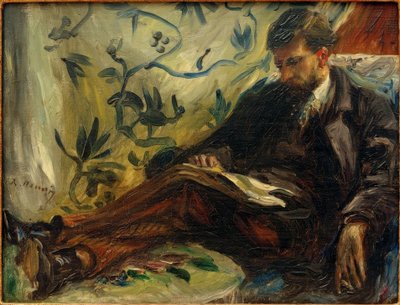 Edmond Maître portréja a kanapén alkotó: Pierre Auguste Renoir