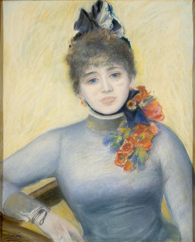 Caroline Rémy Séverine, c. 1885. alkotó: Pierre Auguste Renoir