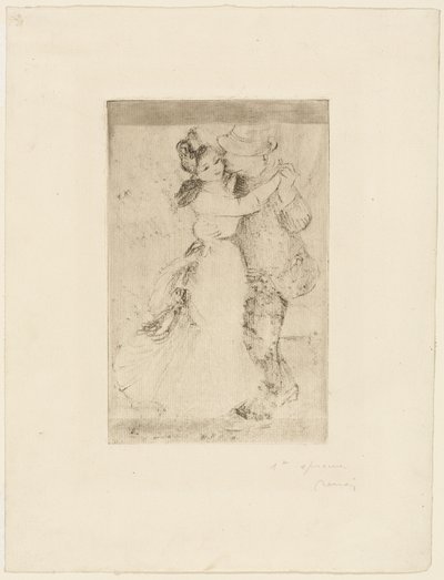 Tánc a vidéken alkotó: Pierre-Auguste Renoir