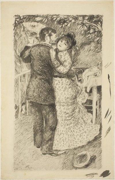Tánc a vidéken, 1883. alkotó: Pierre Auguste Renoir