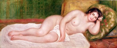 Női meztelen a kanapén alkotó: Pierre Auguste Renoir