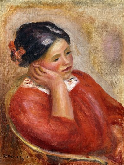 Gabrielle Leaning; Gabrielle Acoudee, alkotó: Pierre Auguste Renoir