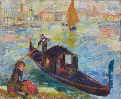 Gondola, Velence, 1881 alkotó: Pierre Auguste Renoir