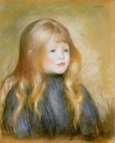 Egy gyermek feje alkotó: Pierre Auguste Renoir