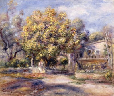 Ház Cagnesben, 1905 körül (olaj, vászon) alkotó: Pierre Auguste Renoir