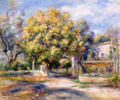 Házak Cagnesben, 1905 körül alkotó: Pierre Auguste Renoir