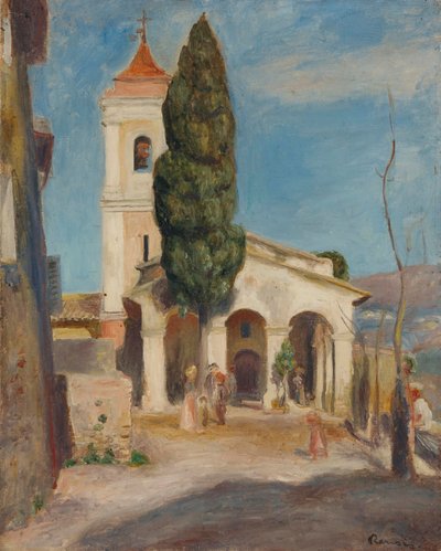 A Védő Szűzanya kápolna Haut-de-Cagnes-ban, 1905 alkotó: Pierre Auguste Renoir