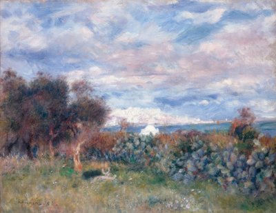 Az algíri öböl alkotó: Pierre Auguste Renoir