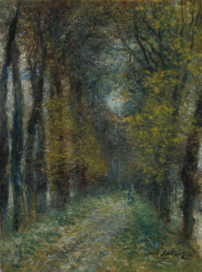 Fedett sétány, 1872 alkotó: Pierre-Auguste Renoir