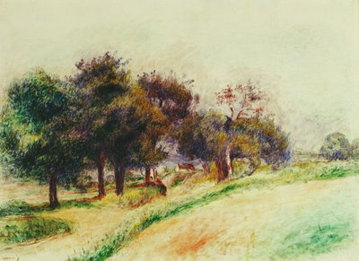 Tájkép; Fizetés, alkotó: Pierre-Auguste Renoir