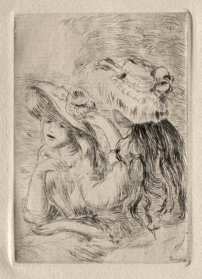 Le Chapeau epinglé (metszet) alkotó: Pierre Auguste Renoir