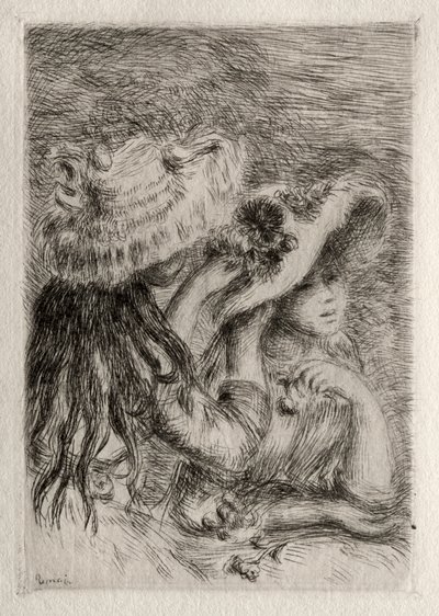 A feltűzött kalap, 1894. alkotó: Pierre Auguste Renoir
