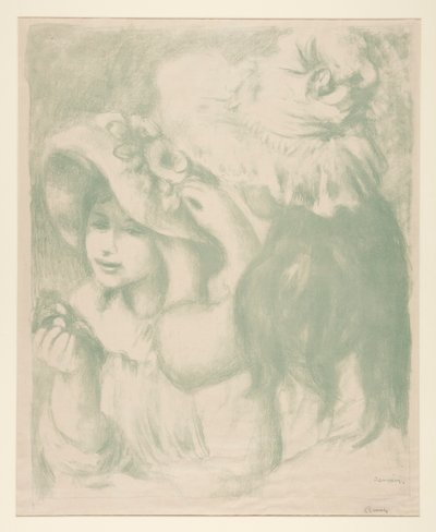 Le Chapeau ?pingl? (A feltűzött kalap) alkotó: Pierre-Auguste Renoir