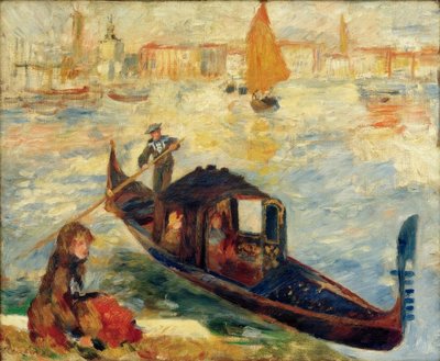 Der Große Kanal, Venedig (Gondel) von Pierre Auguste Renoir