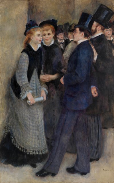 Kilép a Konzervatóriumból alkotó: Pierre Auguste Renoir