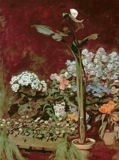 Liliom és üvegházi növények alkotó: Pierre Auguste Renoir