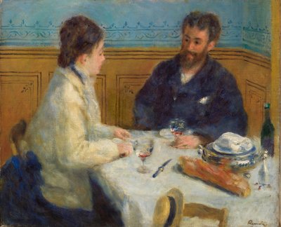 Ebéd (ebéd) alkotó: Pierre Auguste Renoir