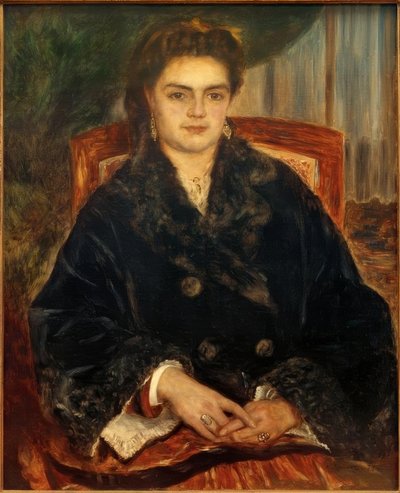 Edouard Bernier asszony alkotó: Pierre Auguste Renoir