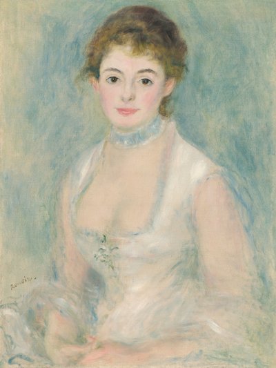 Madame Henriot, c. 1876. alkotó: Pierre Auguste Renoir