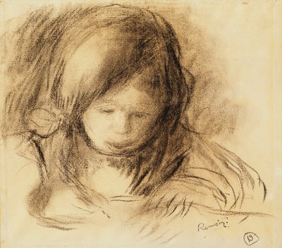 Mini író; Coco Ecrivant, alkotó: Pierre Auguste Renoir