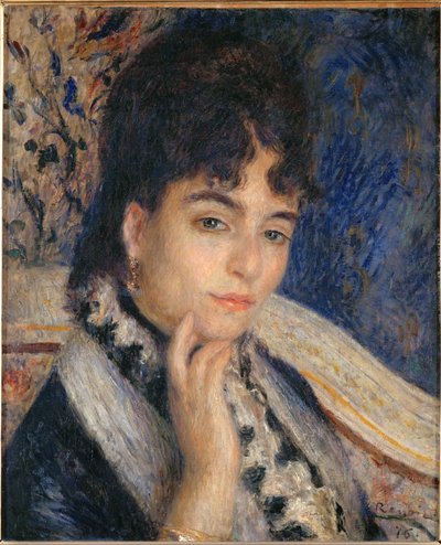 Mme. Alphonse Daudet (olaj, vászon) alkotó: Pierre Auguste Renoir