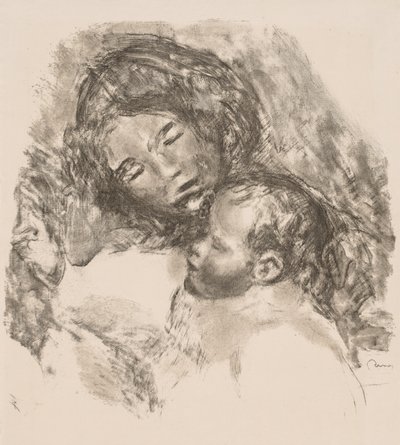 Anyaság, 1912. alkotó: Pierre Auguste Renoir