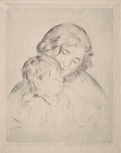 Mère et enfant von Pierre Auguste Renoir
