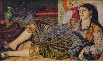 Odalisque, 1870. alkotó: Pierre Auguste Renoir
