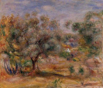 Olívafa Les Collettes-ben, 1910-15 körül (olaj, vászon) alkotó: Pierre Auguste Renoir