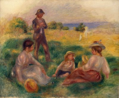 Buli a vidéken Bernevalban alkotó: Pierre Auguste Renoir