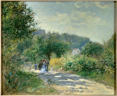 Út Louveciennes-be alkotó: Pierre Auguste Renoir