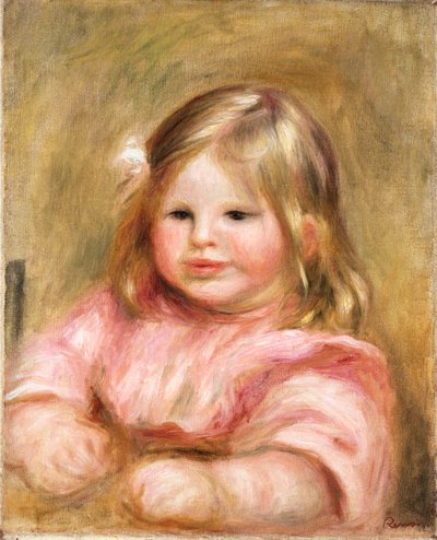 Coco portréja, 1903-2004 körül alkotó: Pierre Auguste Renoir