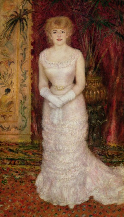 Jeanne Samary portréja (1857-90) 1878 alkotó: Pierre Auguste Renoir