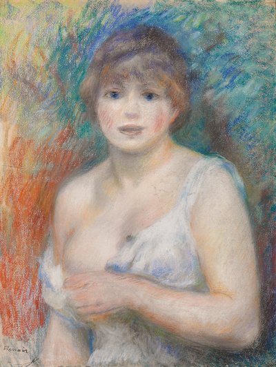 Jeanne Samary portréja, 1879-1880 körül alkotó: Pierre Auguste Renoir