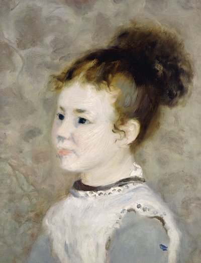 Jeanne Sisley portréja, 1875 alkotó: Pierre Auguste Renoir