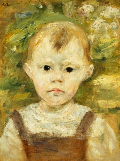 Egy kisfiú portréja; Egy kisfiú portréja, 1880 körül alkotó: Pierre Auguste Renoir