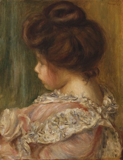 Egy fiatal lány portréja alkotó: Pierre Auguste Renoir