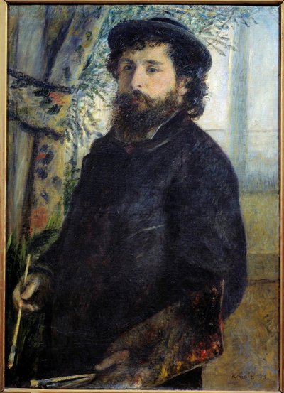 Claude Monet festő portréja (1840-1926) Pierre Auguste Renoir (1841-1919) festménye 1875 V. 0,85x0,6 m Párizs, Muse d