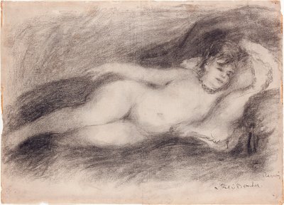 Fekvő akt, 1903-7 körül alkotó: Pierre Auguste Renoir