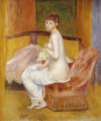Ülő akt, Pihenő, 1885 alkotó: Pierre Auguste Renoir