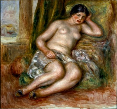 Sleeping odalisque vagy papucs Odalisque. Pierre Auguste Renoir festménye (Pierre-Auguste alkotó: Pierre Auguste Renoir